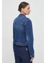 Jeans jakna Liu Jo ženska, mornarsko modra barva