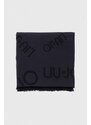 Bombažna brisača Liu Jo črna barva