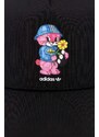Otroška baseball kapa adidas Originals črna barva