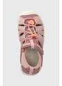 Otroški sandali Keen MOXIE roza barva