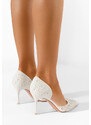 Zapatos Elegantni salonarji Lorita bela