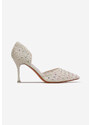 Zapatos Elegantni salonarji Lorita bela