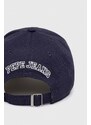 Bombažna bejzbolska kapa Pepe Jeans NOAH JR mornarsko modra barva