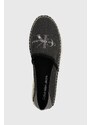 Espadrile Calvin Klein Jeans ESPADRILLE ML BTW črna barva