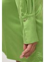 Obleka Patrizia Pepe zelena barva