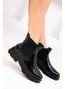 Soho Women's Black Boots & Bootie 18767