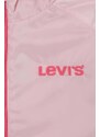 Otroška jakna Levi's LVG MESH LINED WOVEN JACKET roza barva