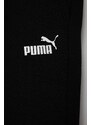 Otroški spodnji del trenirke Puma ESS Logo Pants TR cl B črna barva