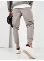 Dstreet Trendovske sive moške cargo jogger hlače UP