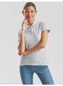 Grey Polo Fruit of the Loom Women's T-shirt