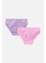 Otroške spodnje hlače Coccodrillo 2-pack roza barva