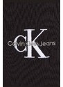 Otroški spodnji del trenirke Calvin Klein Jeans črna barva
