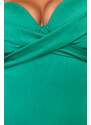 Trendyol Curve Green Balconette Smoothing Swimsuit