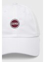 Bombažna bejzbolska kapa Colmar bela barva