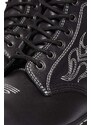 Usnjeni nizki škornji Dr. Martens 1460 Gothic Americana črna barva, DM31624001