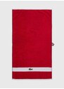 Bombažna brisača Lacoste L Casual Rouge 55 x 100 cm