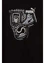 Otroška bombažna kratka majica Puma GRAPHICS Year of Sports B črna barva