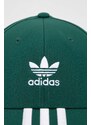 Kapa s šiltom adidas Originals zelena barva, IS1627