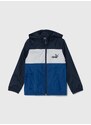 Otroška jakna Puma ESS+ CB Windbreaker mornarsko modra barva