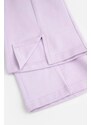 Otroške bombažne hlače Coccodrillo vijolična barva