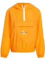 Otroška jakna Calvin Klein Jeans oranžna barva