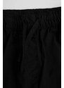 Otroške bombažne hlače Coccodrillo črna barva