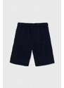 Otroške kratke hlače Lacoste mornarsko modra barva