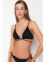 Trendyol črni trikotnik Gippie Bikini Vrh