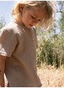 Otroška bombažna srajca Konges Sløjd bež barva