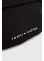 Torbica za okoli pasu Tommy Hilfiger črna barva