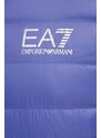 Puhovka EA7 Emporio Armani moška, vijolična barva