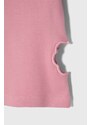 Otroška kratka majica zippy roza barva