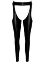 Noir - svetleče nogavice - čepice (črne)
