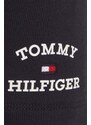 Otroške kratke hlače Tommy Hilfiger črna barva