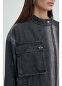 Jeans jakna Résumé AdrianRS Jacket ženska, črna barva, 20911136