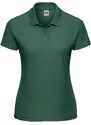 Polycotton Women's Green Polo Shirt Russell