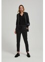 Marisse Checked Jacket With Rolled-Up Sleeves