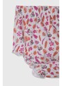 Bombažna pižama za dojenčke zippy oranžna barva
