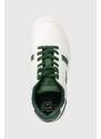 Otroške superge Lacoste Court sneakers zelena barva