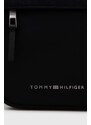 Torbica za okoli pasu Tommy Hilfiger črna barva, AM0AM12217