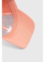 Bombažna bejzbolska kapa adidas Originals oranžna barva, IS4626