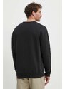 Bombažen pulover North Sails moški, črna barva, 691226