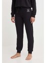 Obleka lounge Emporio Armani Underwear črna barva, 164843 4R276