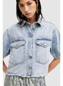 Jeans jakna AllSaints TOVE SS DENIM SHIRT ženska, W114PA