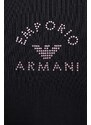 Hlače lounge Emporio Armani Underwear črna barva, 164842 4R276