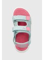 Otroški sandali Puma Evolve PS turkizna barva