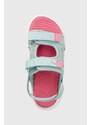 Otroški sandali Puma Evolve Jr turkizna barva