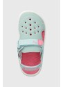 Otroški sandali Puma Evolve AC PS turkizna barva
