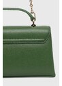 Usnjena torbica Furla zelena barva