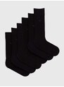Nogavice Calvin Klein 6-pack moške, črna barva, 701220505